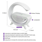 G Shape Ambient LED Lamp with Wireless Charger