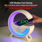 G Shape Ambient LED Lamp with Wireless Charger