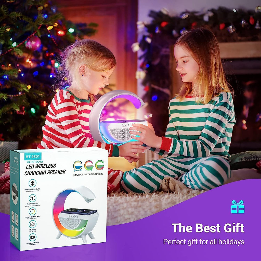 G Shape Ambient LED Lamp with Wireless Charger
