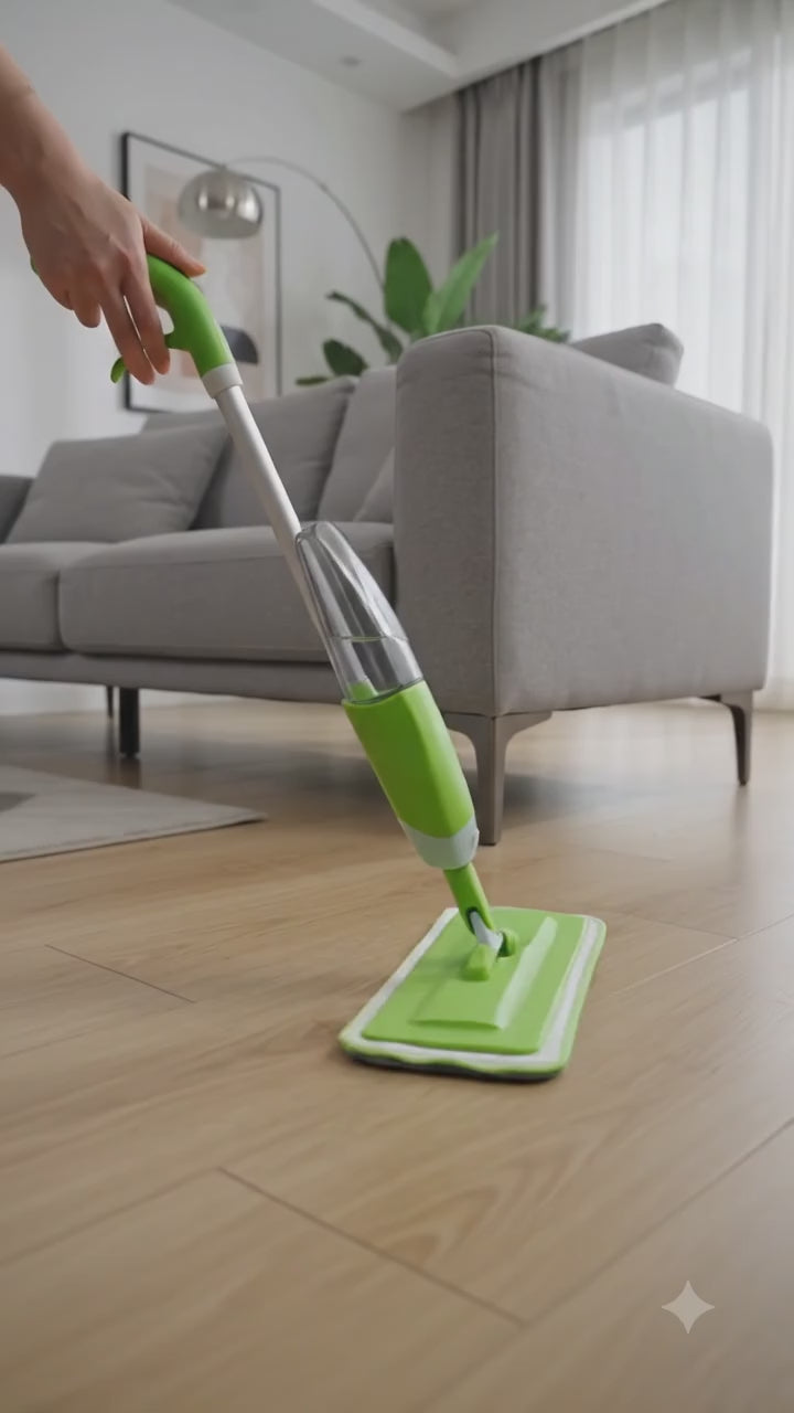 360° Spray Mop for Easy Floor Cleaning